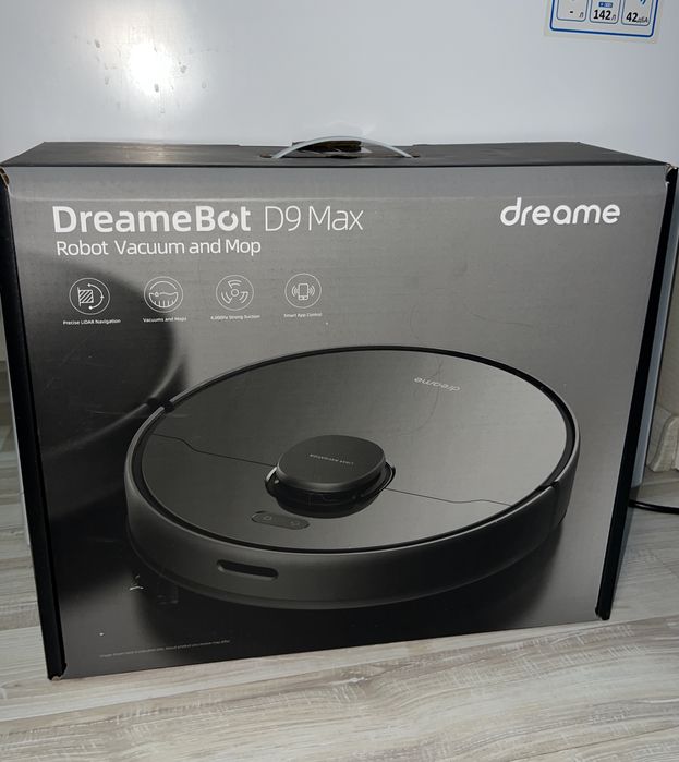 Робот пылесос DreameBot D9 max RLS5-BL1