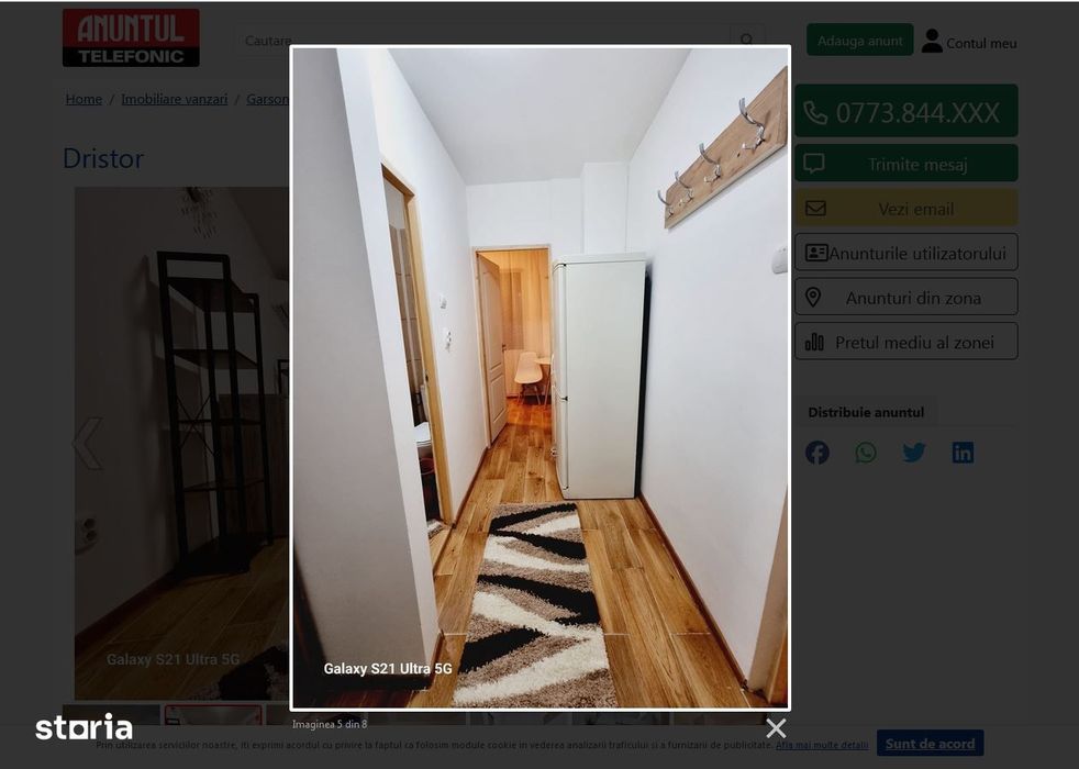 Apartament 1 camera Dristor