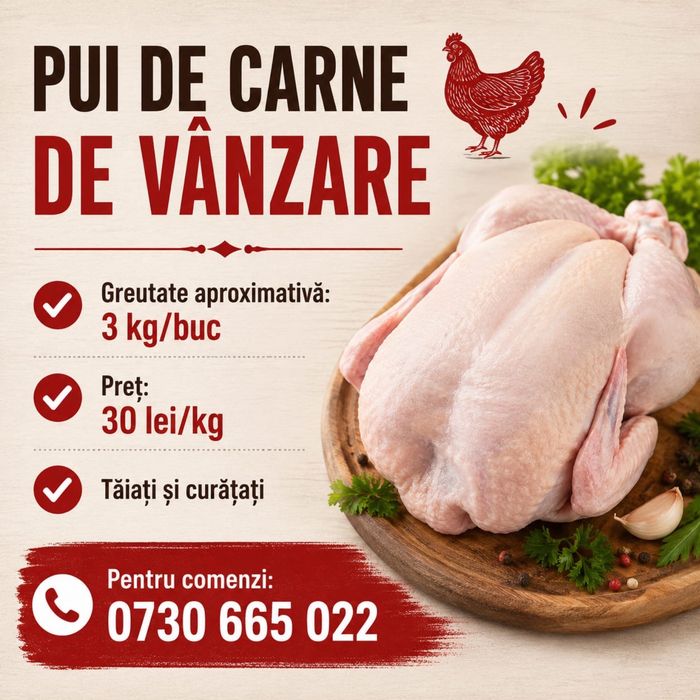 Carne de pui de tara