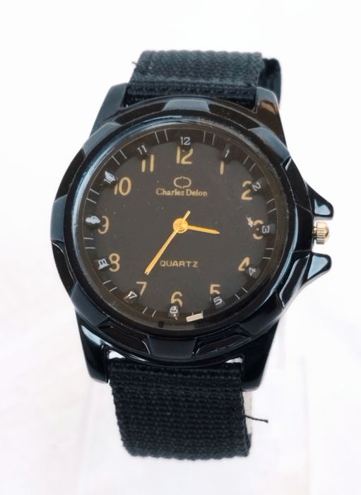 Ceas bărbătesc Charles Delon cu quartz, din oțel inoxidabil