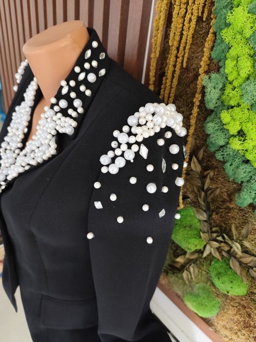 Sacou cu perle superb