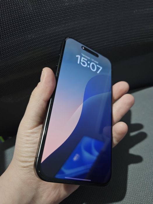 Iphone 15 pro max titanium black в идеальном состоянии