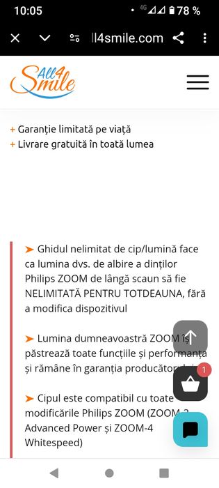 vând lampă albit dinți, zoom ,aparat de albire dentara Philips