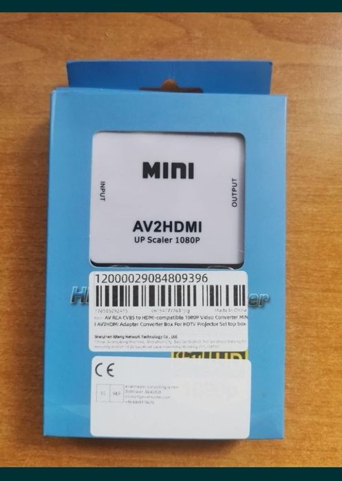 Adaptor Av Rca la Hdmi /Adaptor Hdmi la Rca Av