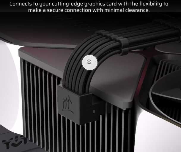 Cablu sursă CORSAIR 90° 12V-2x6 tip A