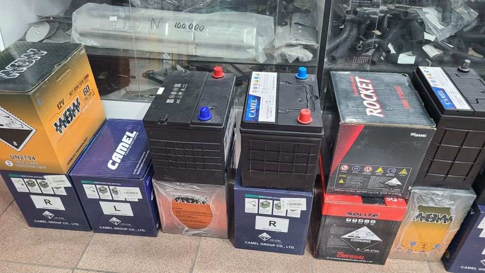 Аккумуляторы для машины (на всех машинах)