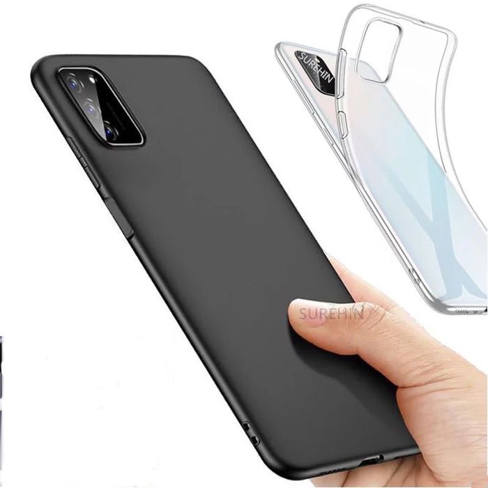 Husa Silicon Neagra / Clara 0.25MM - Samsung A21S/A22/A23/A25/A24/A26
