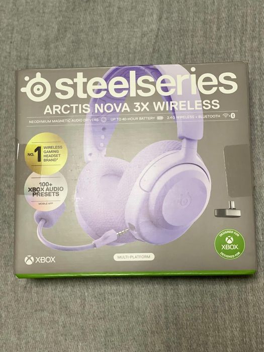 Căști Gaming Wireless SteelSeries Arctis Nova 3X – Lavender
