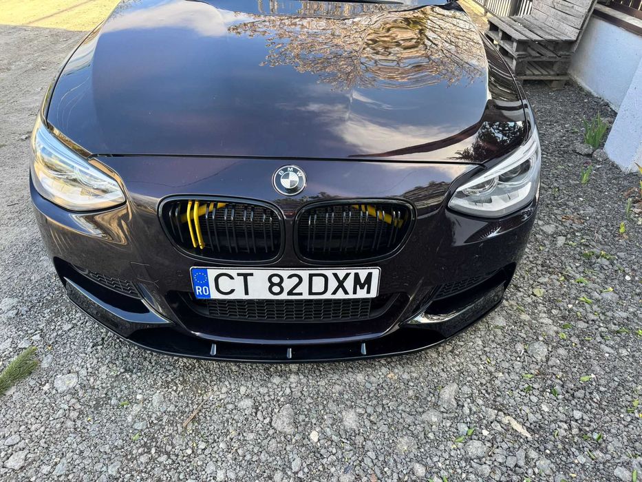 Prelungire Extensie Lip DINTR-O BUCATA Bara Fata M BMW F20 F21 NFL, Negru Lucios
