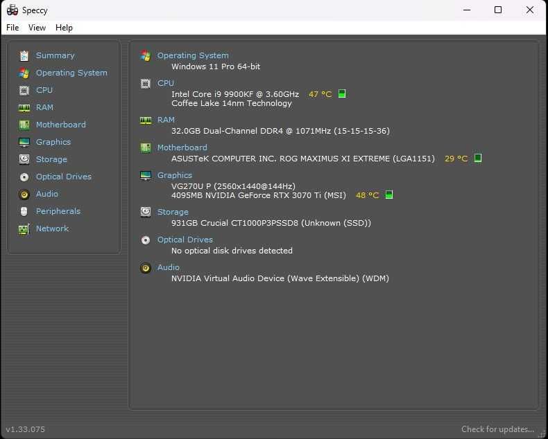 PC Gaming I9 9900KF RTX 3070ti 32GB DDR4 512NVME+2TBHDD