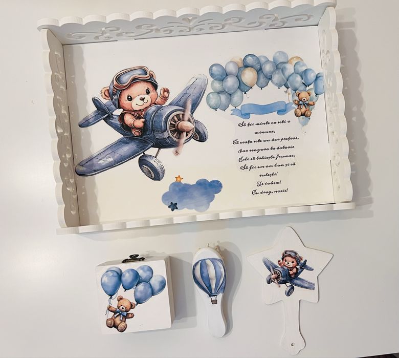 Tavite de mot / turta personalizate - set 7 piese