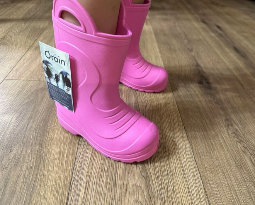 Резиновые сапоги состояние новых