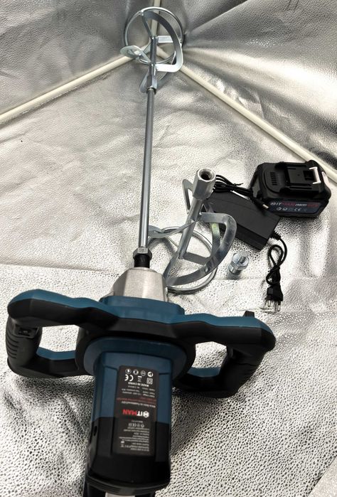 Mixer vopsele & mortar 2x62V – Mobilitate totala