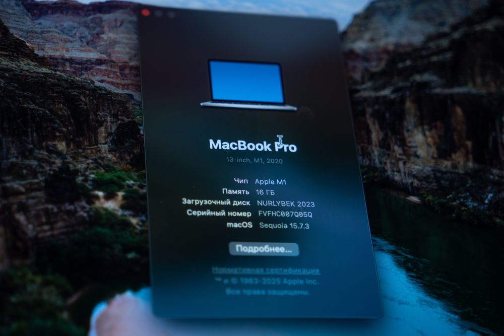MacBook Pro M1 16gb 13 inch 2020