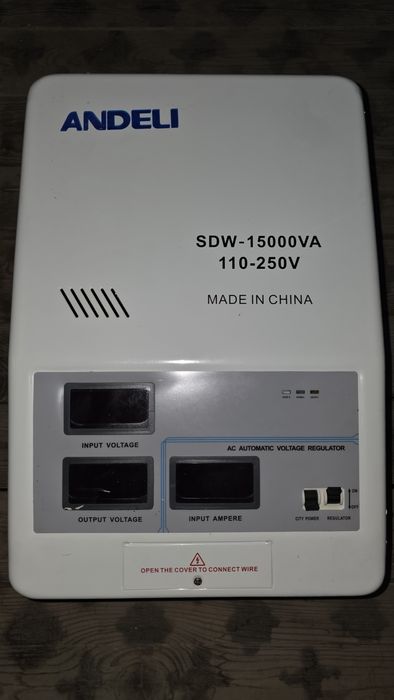 Стабилизатор Andeli 15 кВт настенный