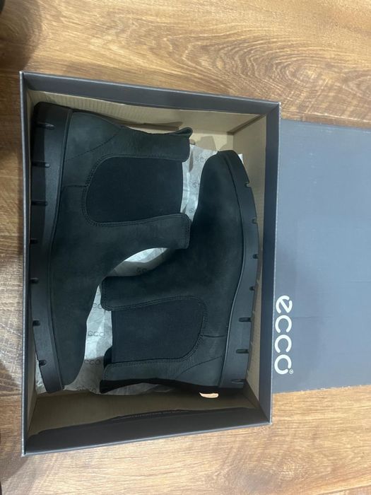 Полусапожки Ecco кожаные