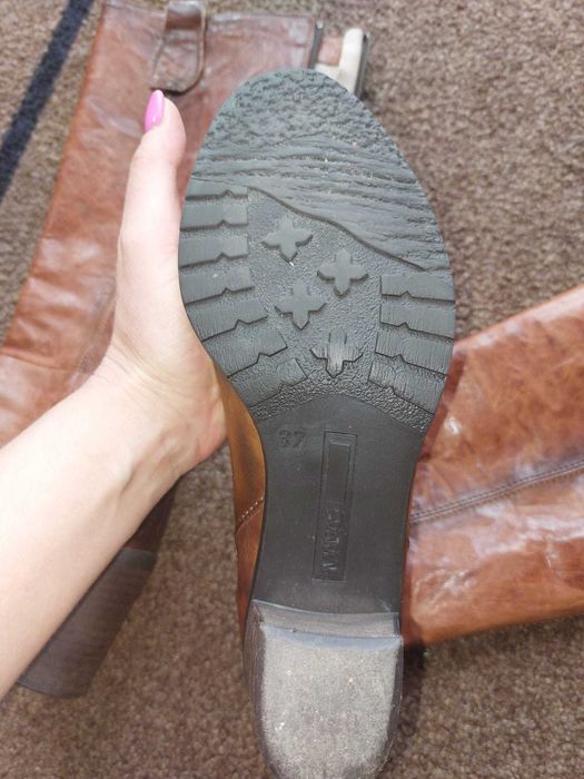 Cizme dama din piele marime 37