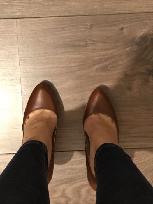 Естествена кожа Обувки ZARA - Кафеви - 39 номер