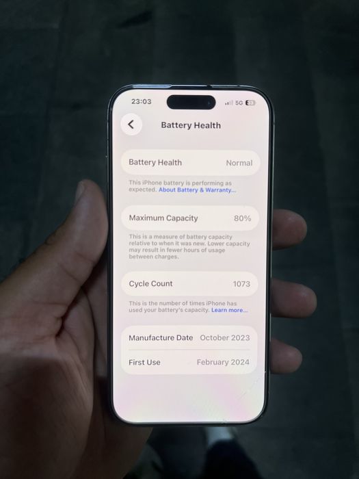 Iphone 15 pro 128GB natural
