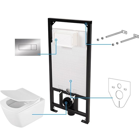 Унитазы подвесные DEANTE из Польши! Комплект 6*1. Евро Качество!