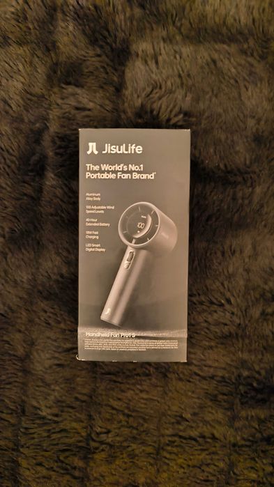 JISULIFE Handheld Fan Pro1S (New Version) - 2025 - чисто нов / 5000mAh / до 40h работа