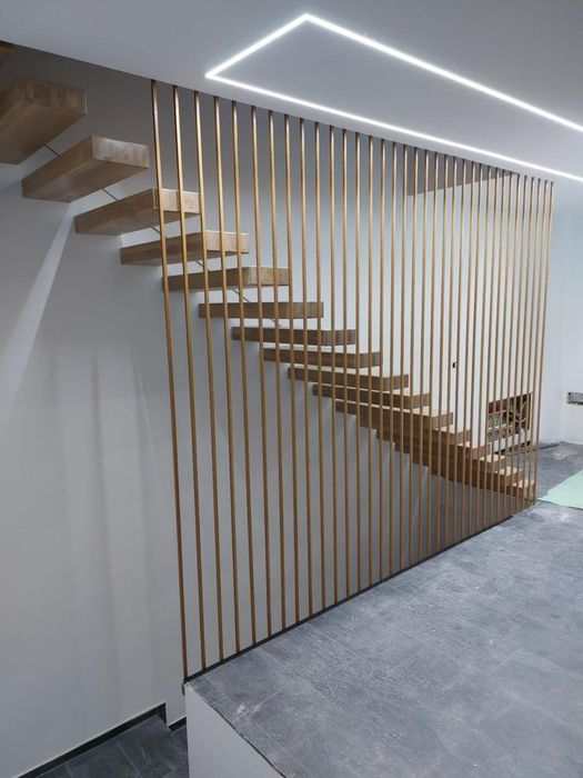 Riflaj metalic,balustrade,balcoane,porți, Scări,trepte f