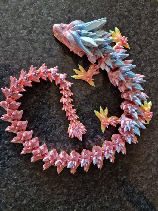 Дракон раздвижен 3д принт