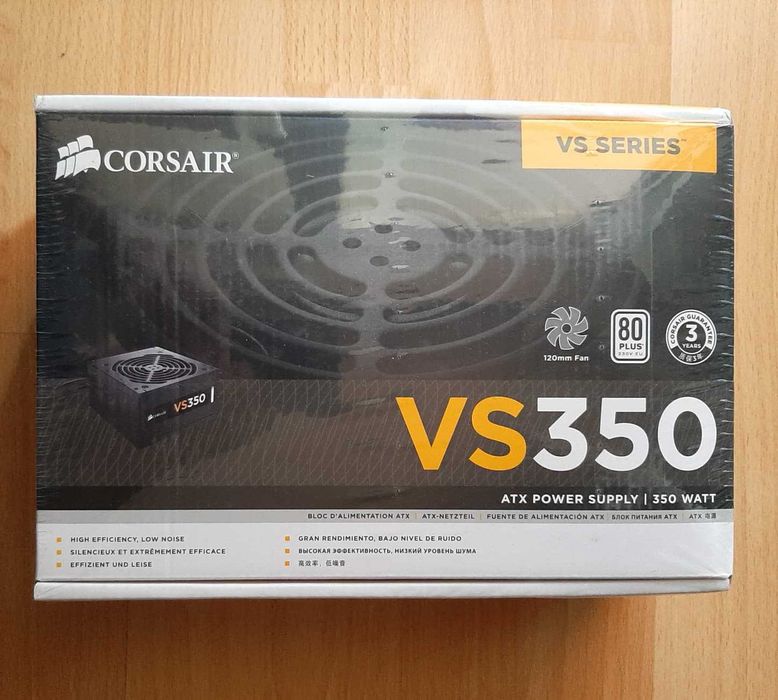 Sursa alimentare PC Corsair VS350 putere reala 350W PFC Activ
