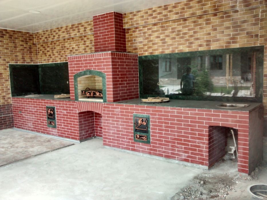 Летние кухни Помпейские печи. Русские печи. Барбекю.