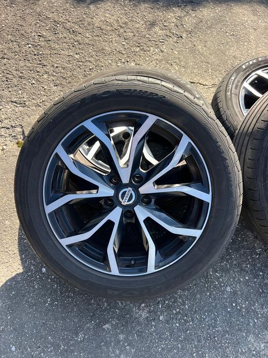 Roti Jante aluminiu 17" originale Nissan Juke Cu anvelope vara