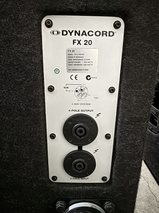 Vand basi dynacord FX20 ( XA2 - SN )