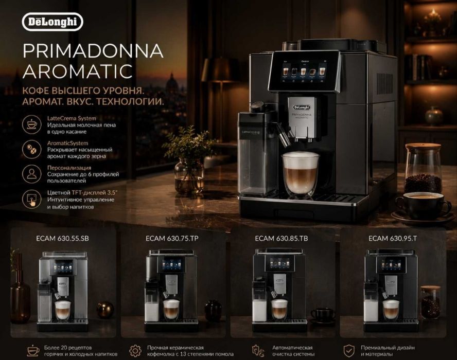 Delonghi Премиум серия для ценителей хорошего кофе!
