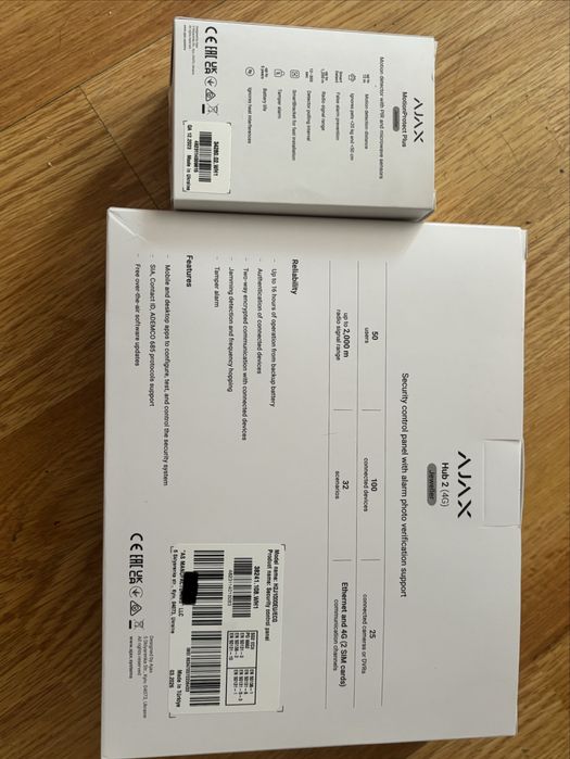Centrala efractie wireless Ajax + Pir motionprotect plus, noi, sigilate