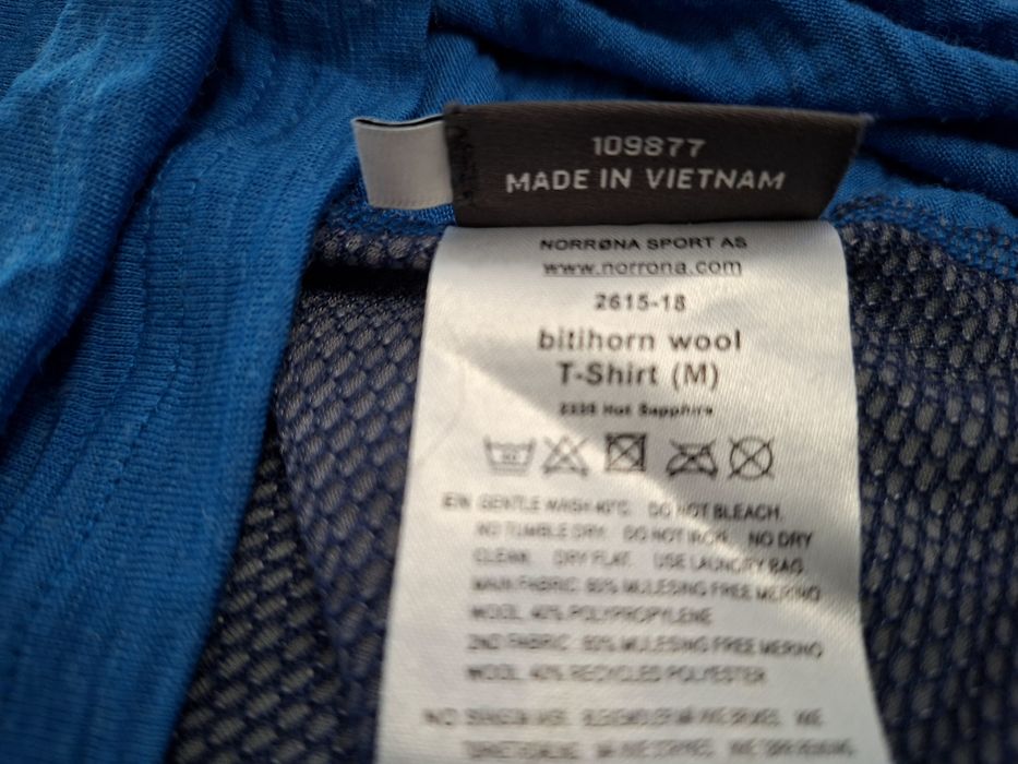 Norrona bitihorn wool-Ориг.тениска