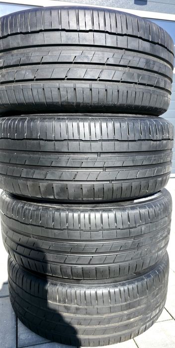 Jante aliaj VW Tiguan cu anvelope de vară 235/55/17 Hankook Dot 2022