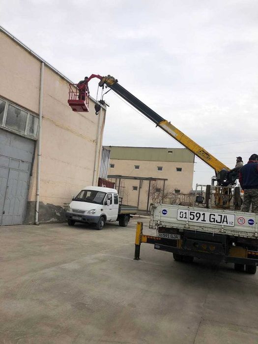 Услуга манипулятора 5 тонн, Kran manipulyator xizmat, Лучшая цена!