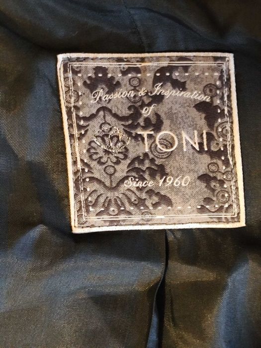 Sacou din catifea gri de bumbac Toni-masura 42-Nou!