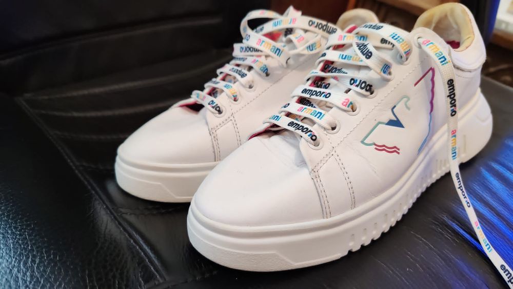 Adidași piele dama nr37 armani