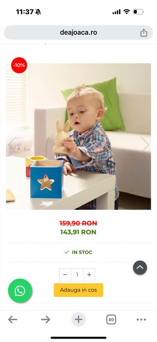 Joc smartgames bunny boo 2+