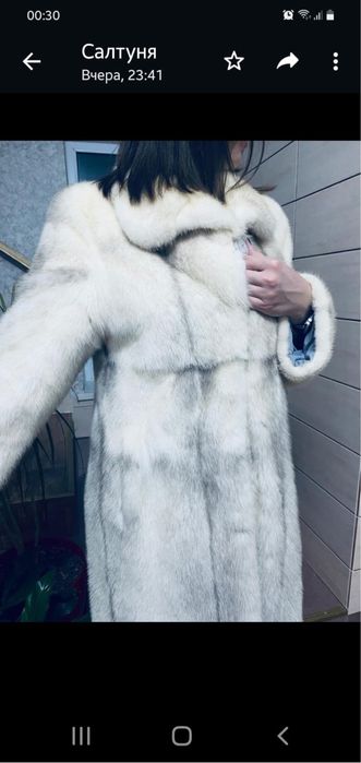 Норковая шуба густой мех