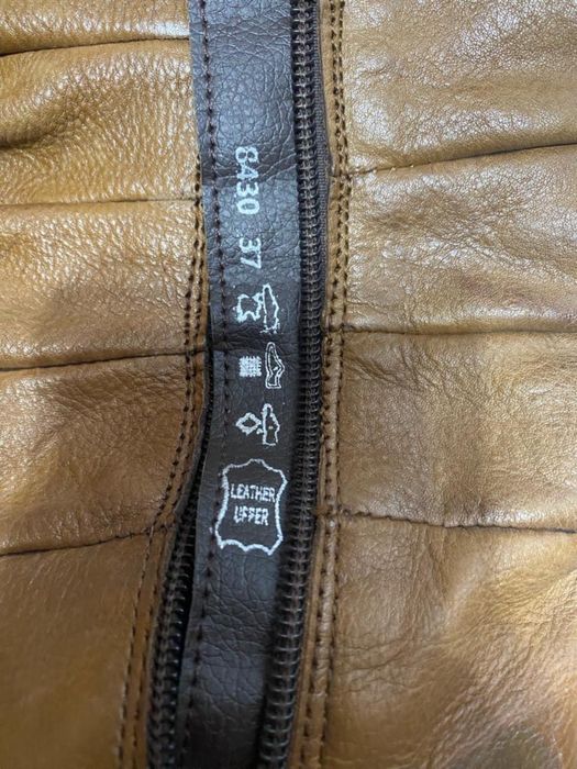 Cizme lungi din piele marimea 37