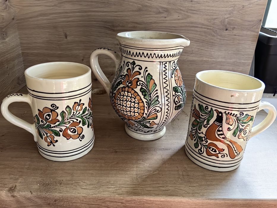 Vand set traditional 2 cani si canceu