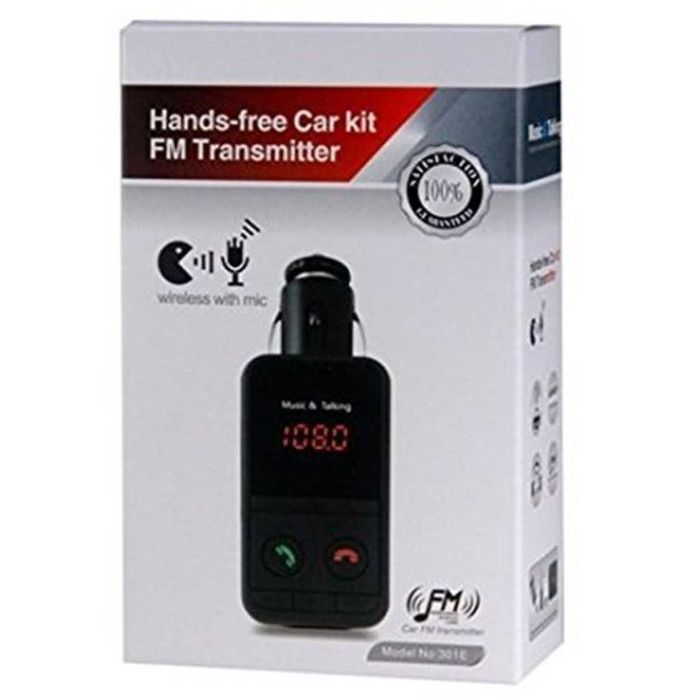 Безжичен MP3 трансмитер с Bluetooth, FM радио SD карта памет до 32 GB