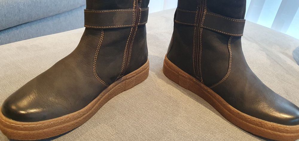 Ghete piele nabuc marime 36