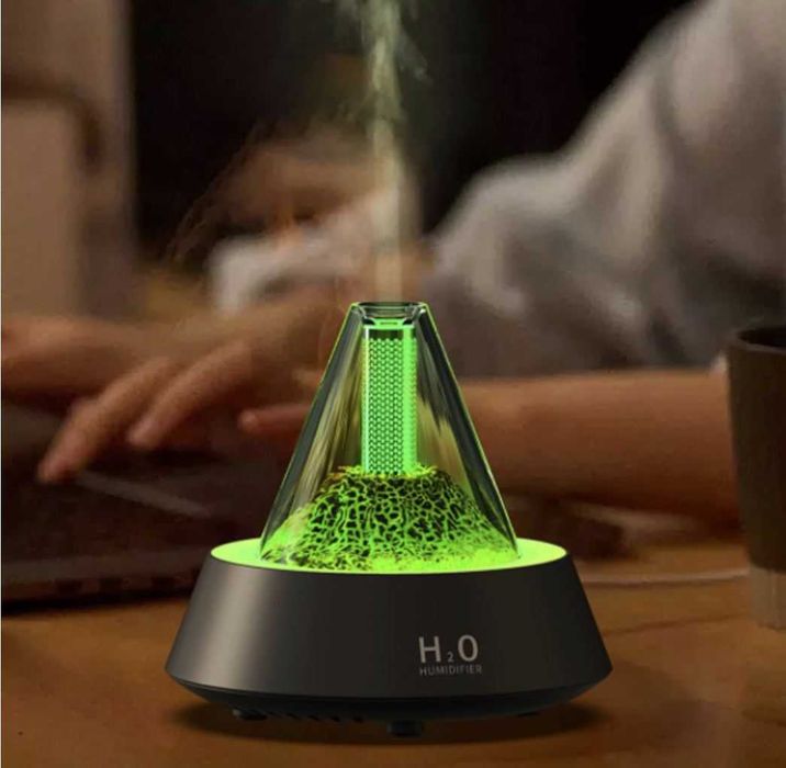 Difuzor aromaterapie ultrasonic si umidificator, lumina ambientala