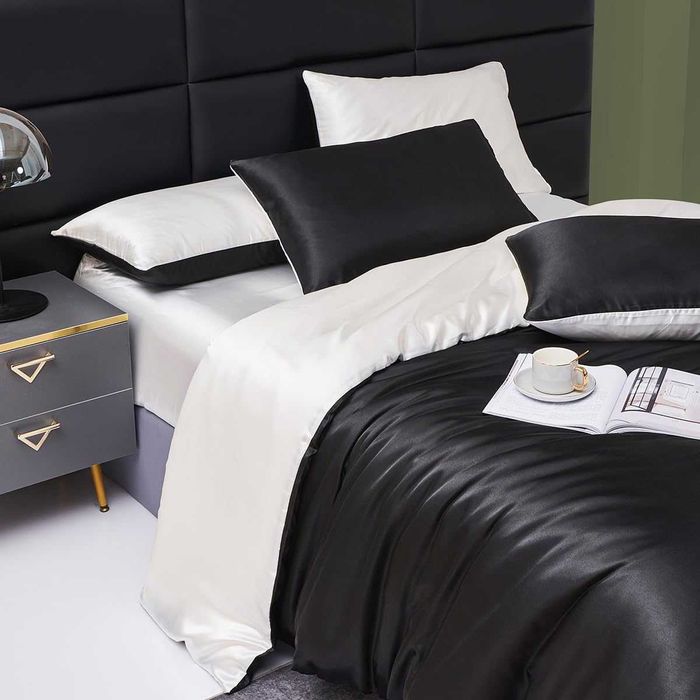 Сатенена завивка тип плик 240х260 см с 2 калъфки 65х65