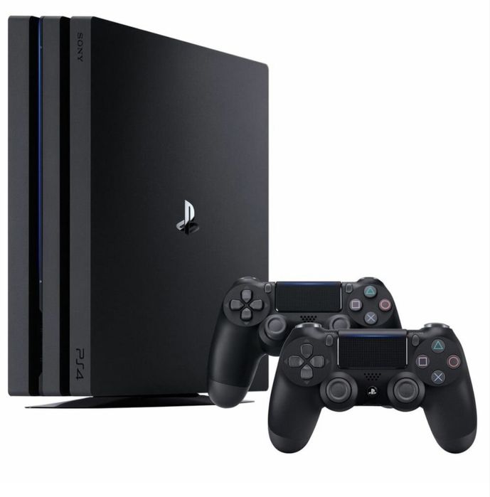 Ps4 pro+2геймпада+4 игры