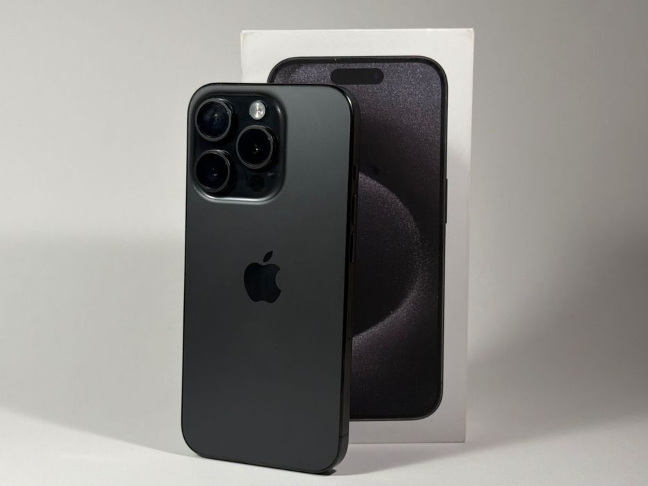 iPhone 15 Pro | Перфектно Състояние | 82% | 128GB | Black