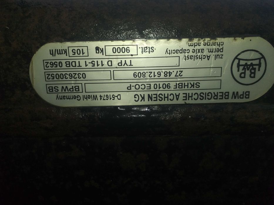 Vind axe BPW eco plus si SAF disc echipate