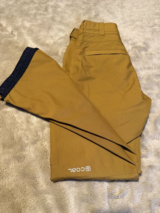 Pantaloni femei schi Snow Coal Ferris Golden Brown marime XS